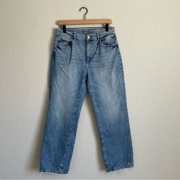 DL1961 Patti Straight Jeans Womens 29 Blue High Rise Vintage Ankle Denim - Picture 1 of 10